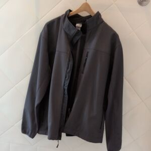 Men's Charcoal Gray Workout/ Gym/ Running Activewear Jacket And Pants Set